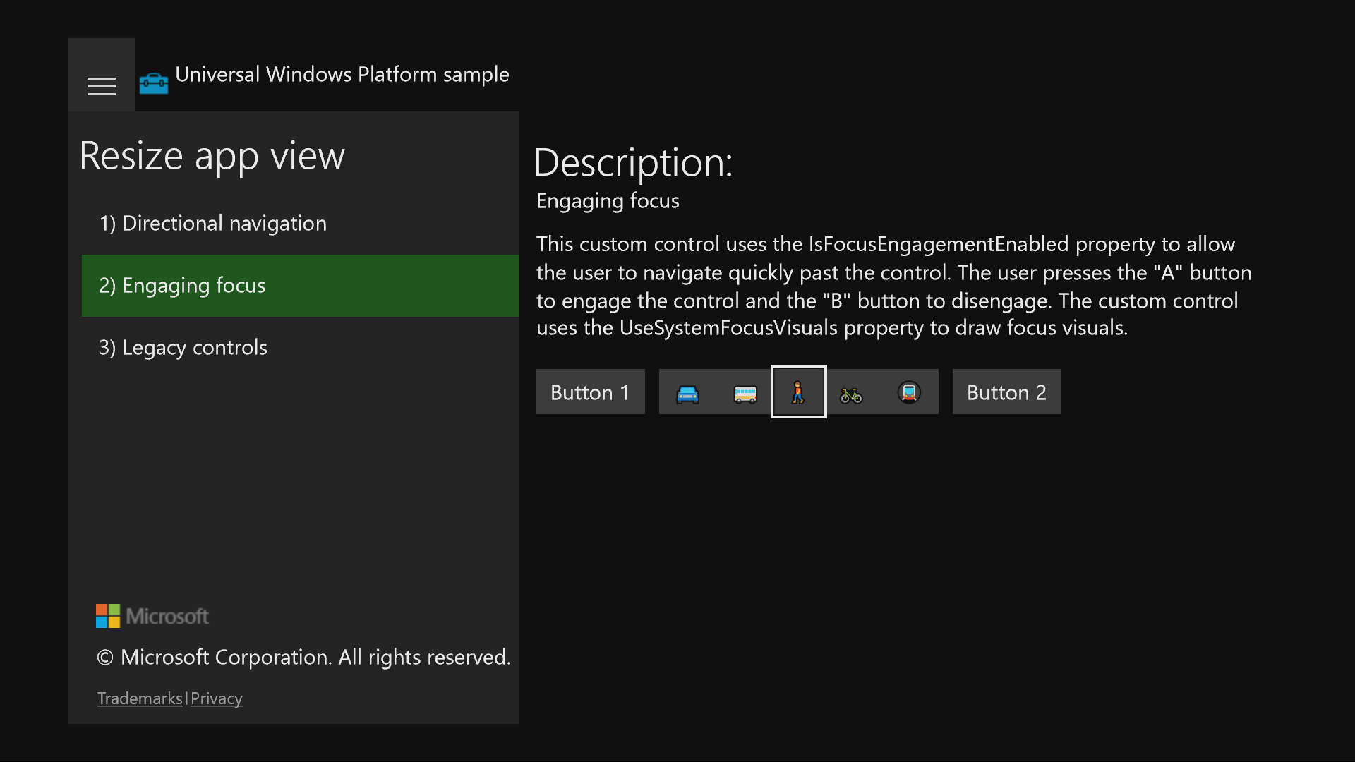 Universal Windows Platform sample: Resize app view