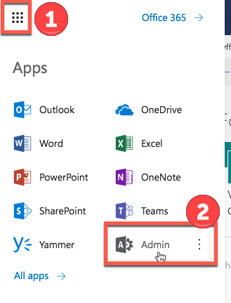 Office 365 App Launcher