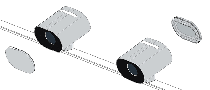 Screenshot that shows how to remove the cover and place it on rear of the camera.