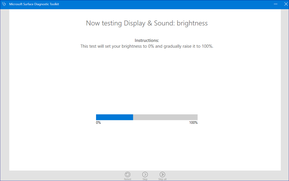 Running hardware diagnostics.