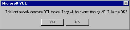 Screenshot of the overwrite dialog.