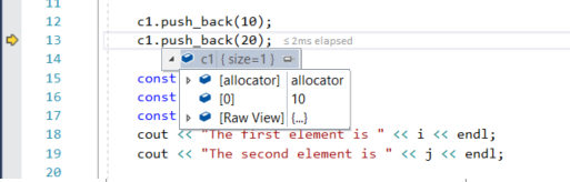 View a datatip