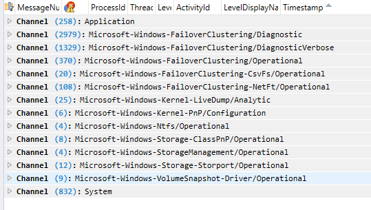 Loading logs into Message Analyzer