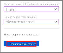 local e cargas de trabalho como metas