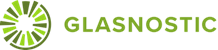 Captura de tela do logotipo da Glasnostic.