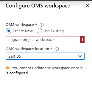 Adicionar um novo workspace