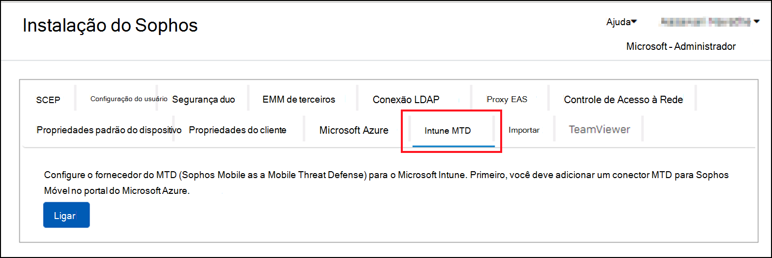 Configuração do Sophos