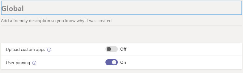 Captura de ecrã do centro de administração do Microsoft Teams que mostra a opção Definições globais realçada a vermelho.