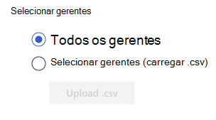 Configurações do Gerenciador de Migração