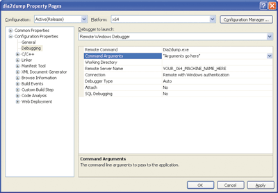 Figure 9 Debugging Properties