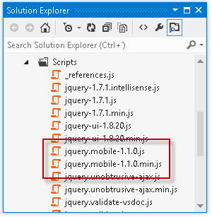 jQuery-mobile-library-incluído-no-modelo