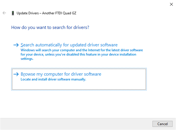 Procurar drivers no meu computador