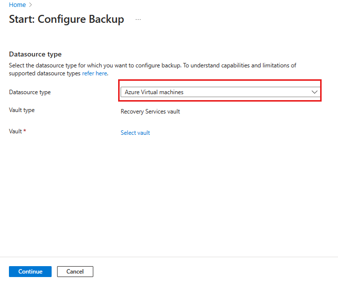 Captura de tela mostrando as folhas Backup e Meta de Backup.