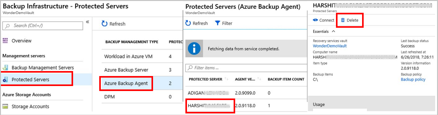 Para MARS, selecione seu cofre para abrir o dashboard dele.