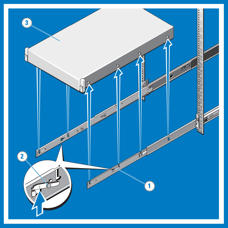 Remove system from the rack