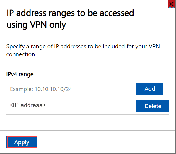 Configure VPN 3