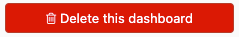 botão Excluir dashboard