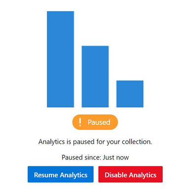 Pausar ou desabilitar o Analytics