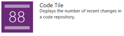 Captura de tela que mostra um widget de bloco de código.