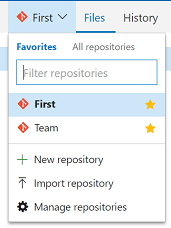 Favoritos do repositório