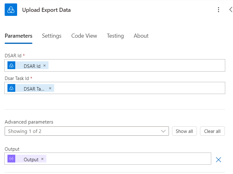 Upload Export Data