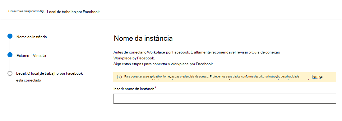 Dê um nome ao conector.