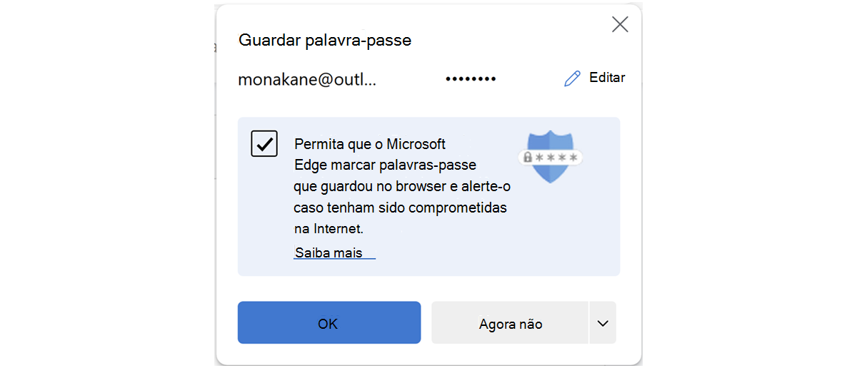 Solicitar para salvar senha