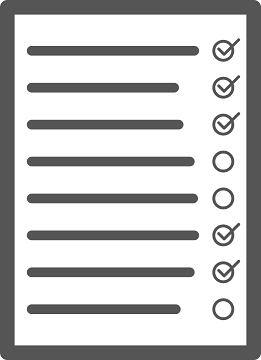 Figure 10-8 A checklist