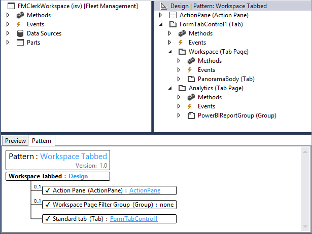 FMClerkWorkspace após as alterações.