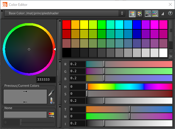 Editor de cores.