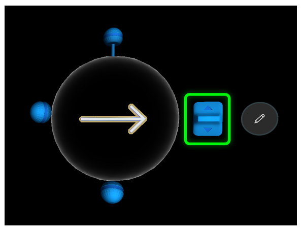 Controle de holograma de escala.