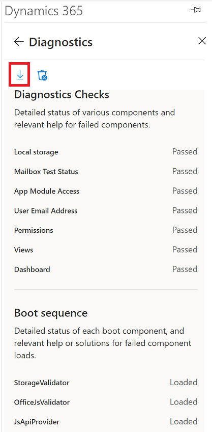 Exportar logs.