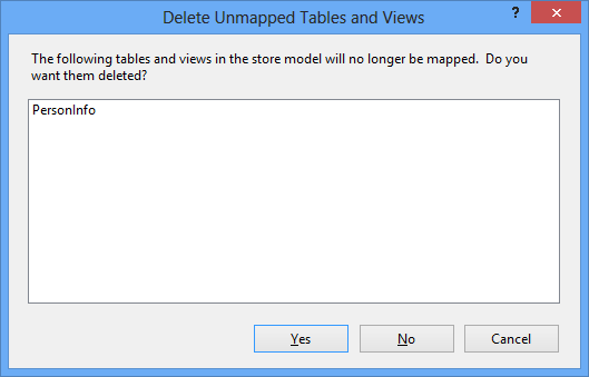 Delete Tables