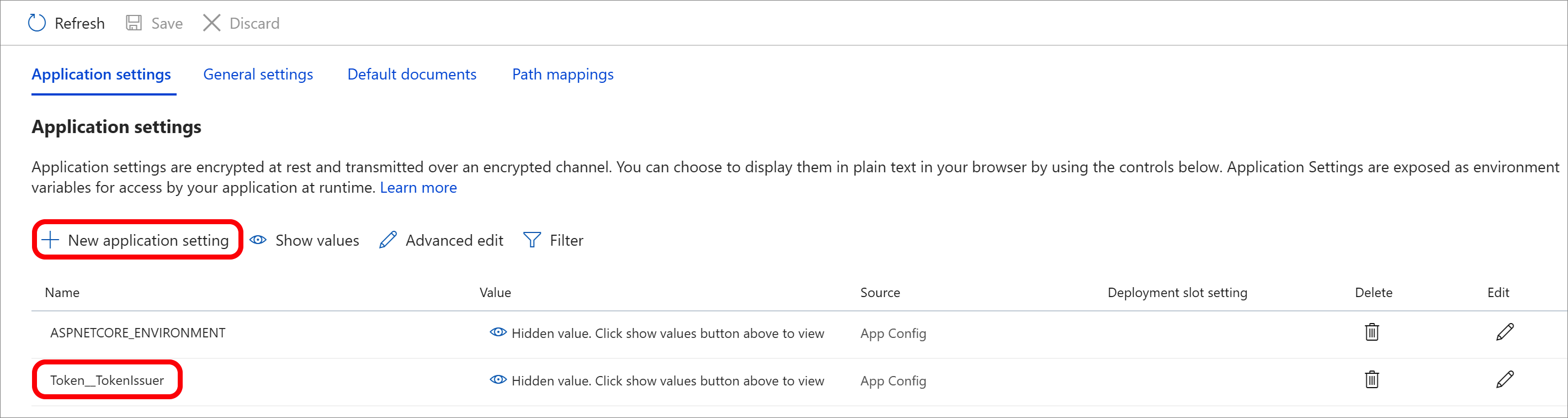 Captura de tela que mostra a janela Configurações do aplicativo.