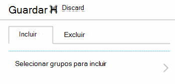 Inclua o grupo de dispositivos para atribuir o perfil no Microsoft Intune.