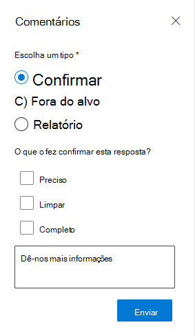 Captura de ecrã a mostrar a linha de comandos Do Feeback.