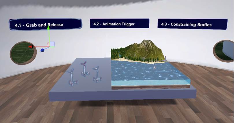 Uma imagem gerada pelo computador de um modelo de uma descrição de montanha gerada automaticamente