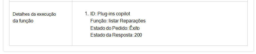 Imagem do depurador a mostrar a função selecionada de um plug-in.