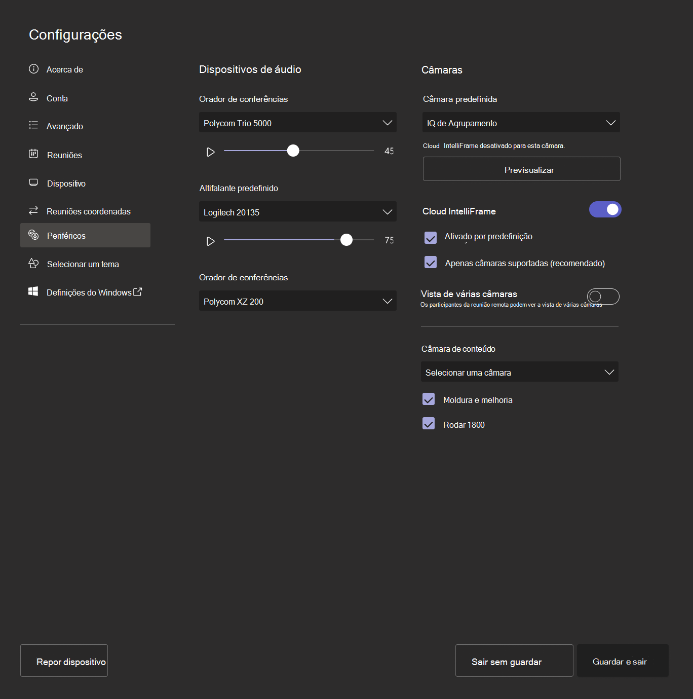 Cloud IntelliFrame desativado para câmara não suportada.