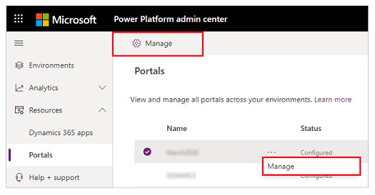 Novo método para gerenciar um portal de complementos para um locatário