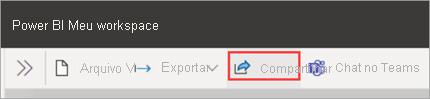 Uma captura de tela que mostra o compartilhamento de um relatório.