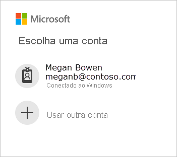 Microsoft sign-in screen