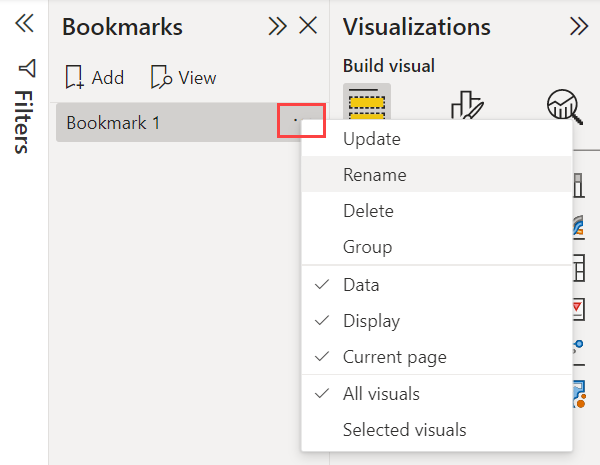 Captura de tela mostrando a seleção do menu de indicadores e escolhendo Mais opções.