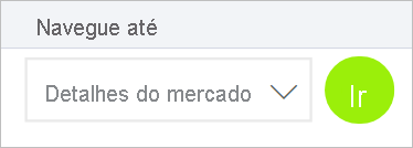 Captura de tela mostrando Navegar com um botão Ir.