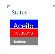 In the table, the Status field color is based on values in the StatusColor field.