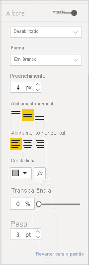 Captura de tela mostrando um ícone de botão formatado desabilitado.