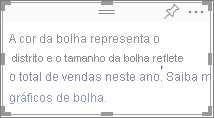 Captura de tela mostrando um hiperlink na caixa de texto.