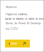 Captura de tela da caixa de diálogo Selecionar um arquivo, destacando a Amostra de Análise de Varejo.