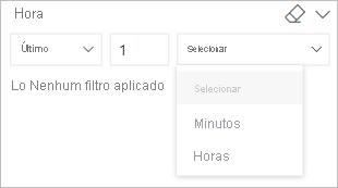 Captura de tela mostrando o tempo relativo aplicado a uma segmentação.