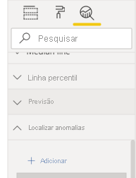 Screenshot showing entry point for anomaly detection.